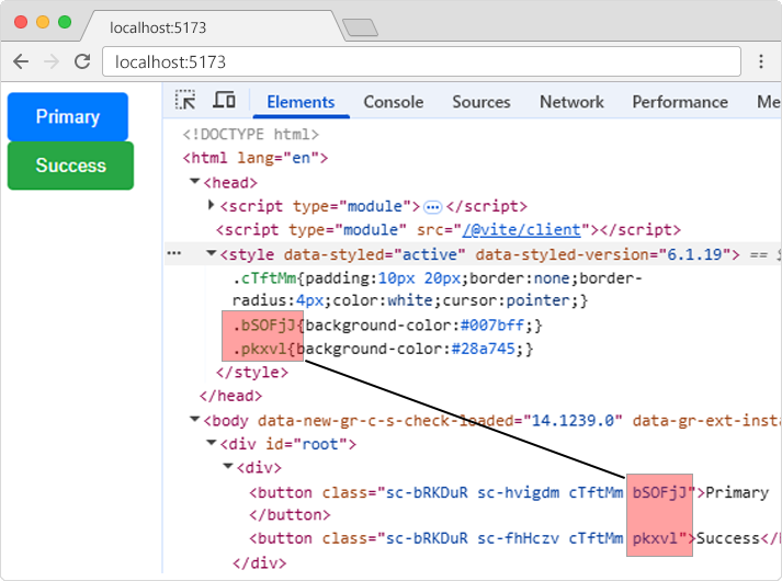 React CSS in JS